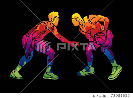 Basketball player action cartoon sport graphic vector. 72081639