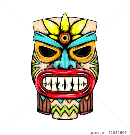 The statue from the small tiki island and for the mask inspiration The statue from the small tiki island and for the mask inspiration 72082603