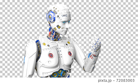 AI　人工知能　ロボット　3Dイラストレーション 72083003