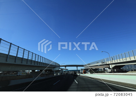 東関東自動車道と首都高速道路 東関東自動車道と首都高速道路 72083045