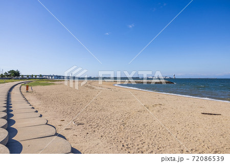 りんくうビーチ 愛知県常滑市の写真素材