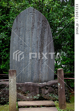 東京都大田区南千束にある洗足池公園　西郷隆盛（南洲）留魂詩碑　別アングル 72087233