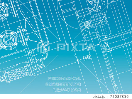 Engineering backgrounds. Mechanical engineering drawings Engineering backgrounds. Mechanical engineering drawings 72087356