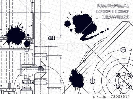 Computer aided design systems. Technical illustrations, backgrounds. Mechanical engineering drawing Computer aided design systems. Technical illustrations, backgrounds. Mechanical engineering drawing 72088614
