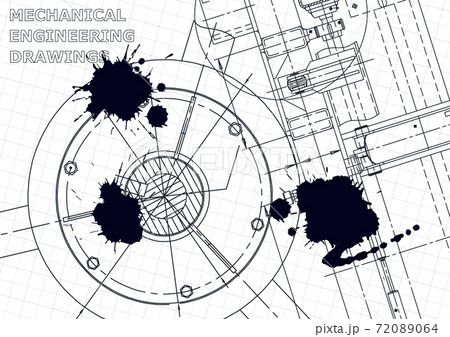 Black Ink. Blots. Mechanical. Instrument-making 72089064