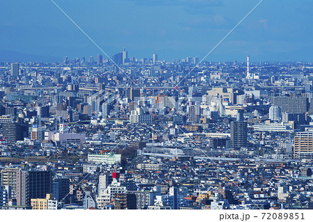 東京 都市風景　2020　足立区から大宮方面を望む 72089851