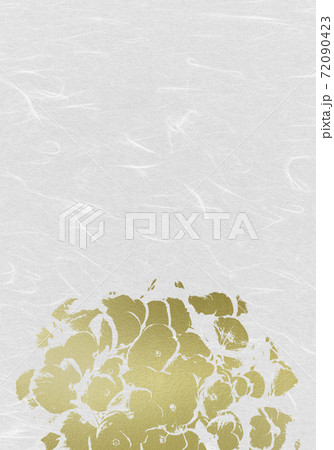 和紙_花のイメージ_白金 72090423