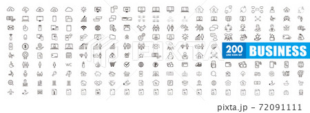 business real estate restroom contacts icons set 72091111