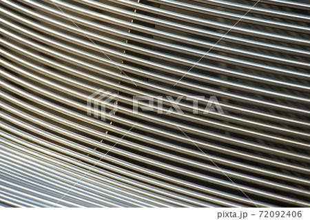 part of a metal outdoor bench. background abstraction 72092406