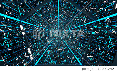 青と黒の五角形トンネル [別Verあり] 72093242