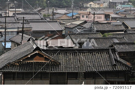 漆器の町 黒江　 和歌山県海南市　　古い町並み 72095517