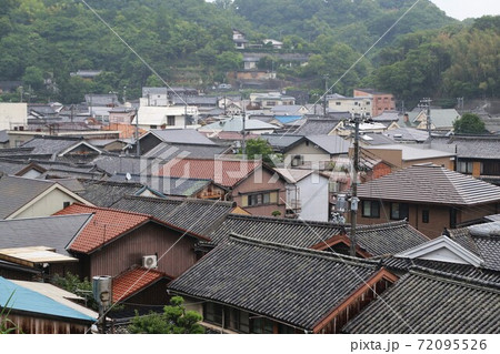 漆器の町 黒江　 和歌山県海南市　古い町並み 72095526