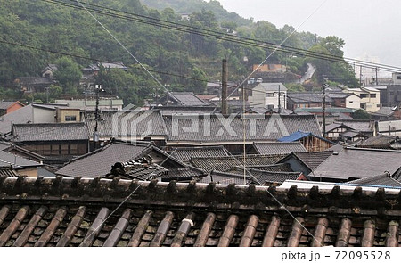 漆器の町 黒江　 和歌山県海南市　古い町並み 72095528