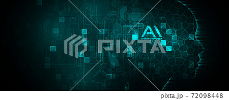 Conceptual technology illustration of artificial intelligence 72098448