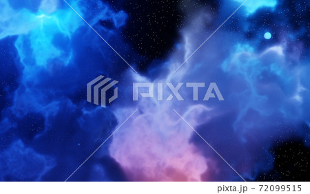Nebula and galaxies in space. Abstract cosmos 2021 concept background Nebula and galaxies in space. Abstract cosmos 2021 concept background 72099515
