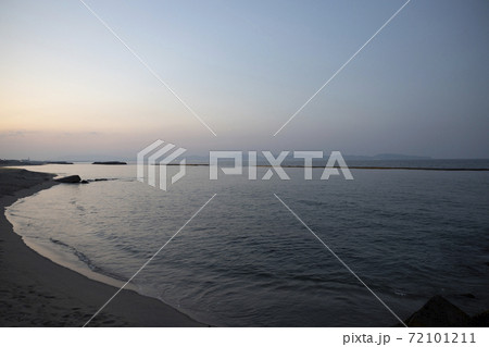 皆生温泉前の海、美保湾 72101211