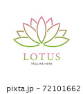 Lotus flower logo template. 72101662