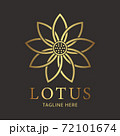 Lotus luxury flower logo template 72101674