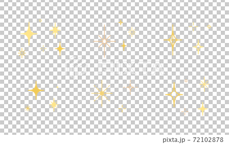 Star And Glitter Icon Set Illustration Stock Illustration