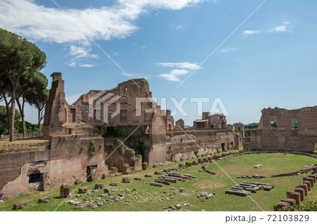Panoramic view of The Circus Maximus (Circo Massimo) Panoramic view of The Circus Maximus (Circo Massimo) 72103829