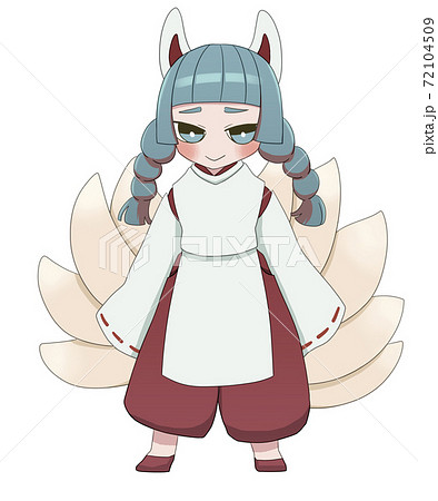 九尾の狐 少女 照れる 九尾の狐 少女 照れる 72104509