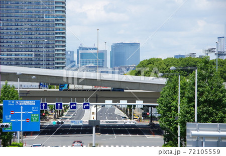 東京都江東区有明二丁目付近から汐留方向を望む 東京都江東区有明二丁目付近から汐留方向を望む 72105559