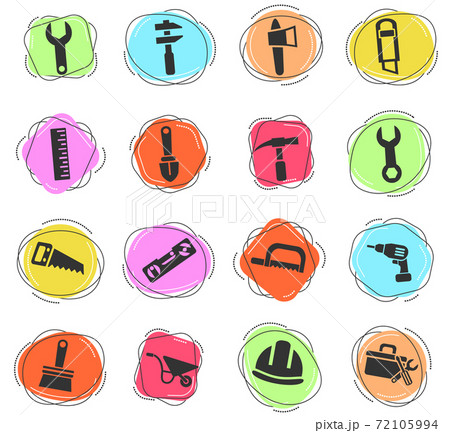 work tools icon set work tools icon set 72105994