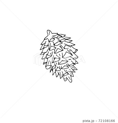 Vector hand drawn doodle sketch cone 72108166