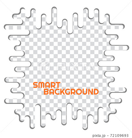 White fluid waves frame with shadow. Abstract dynamic liquid rounded shapes. Vector digital smart background White fluid waves frame with shadow. Abstract dynamic liquid rounded shapes. Vector digital smart background 72109693