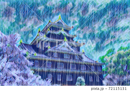 岡山の雨 岡山の雨 72115131