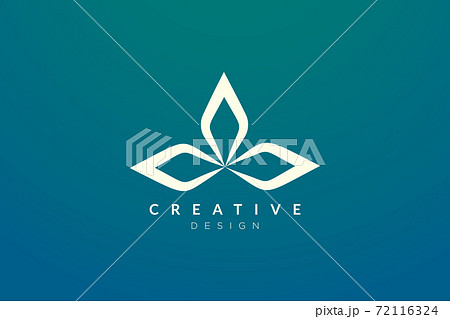 Leaf geometry design creations. Modern minimalist and elegant vector illustration. Suitable for patterns, labels, brands, icons or logos Leaf geometry design creations. Modern minimalist and elegant vector illustration. Suitable for patterns, labels, brands, icons or logos 72116324