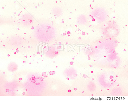 水彩背景テクスチャ ピンク 和風 しみのイラスト素材