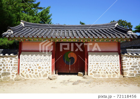 古建築 タイル 韓国 72118456