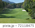 ゴルフ場のあるコースの全体 72118475