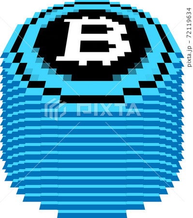 ほどよく積み上げられたビットコイン 仮想通貨 資産運用 ほどよく積み上げられたビットコイン 仮想通貨 資産運用 72119634