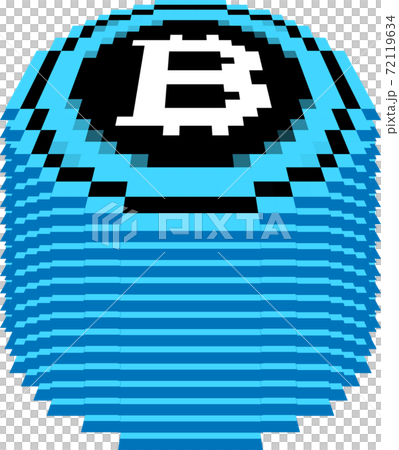 ほどよく積み上げられたビットコイン 仮想通貨 資産運用 ほどよく積み上げられたビットコイン 仮想通貨 資産運用 72119634