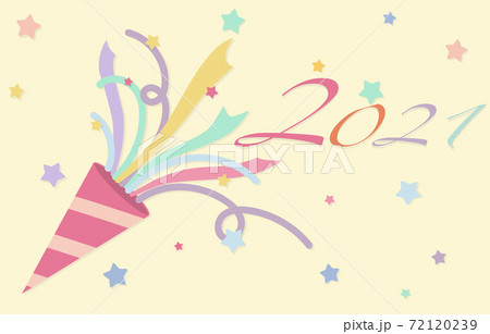 Celebrations of the New Year 2021. Presenting the background for the New Year's party.  72120239