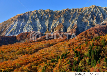 大山の紅葉 大山の紅葉 72120382