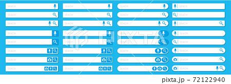 Illustration of search bar set Illustration of search bar set 72122940