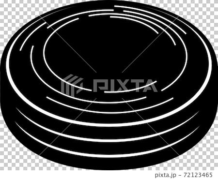 3枚の積み上げられたコイン  硬貨 仮想通貨  資産運用 ファイナンス 72123465