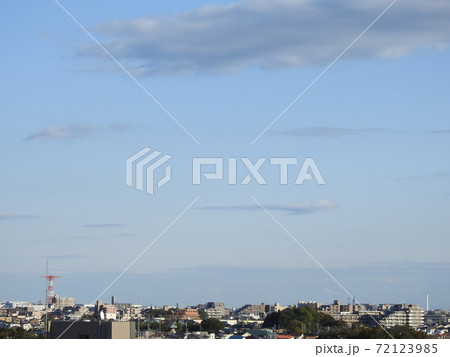 穏やかな風景です！。。習志野自衛隊！。。空挺団の訓練塔！が見える風景！穏やかな風景です！！ 72123985