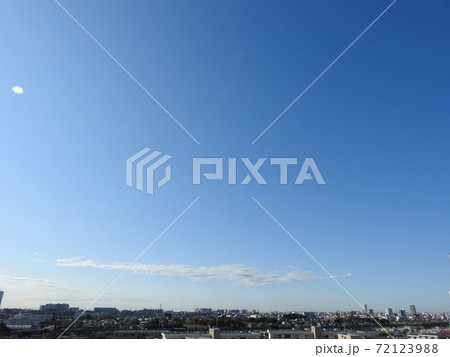 いいですね～！。。真っ青な空！。。船橋の街！。。64万都市！。。（笑い）。。 72123988