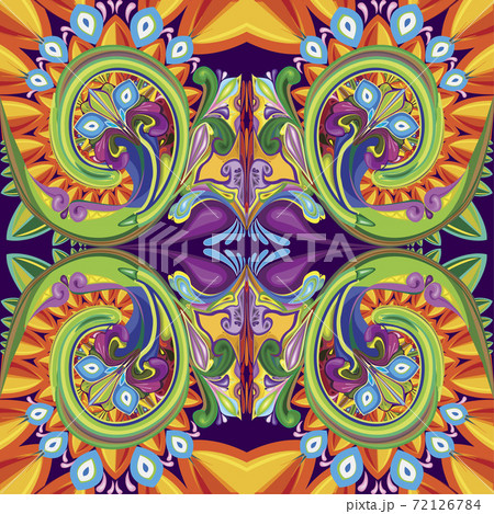 Tracery colorful pattern 72126784