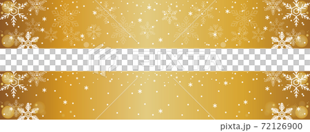 Winter snow banner golden background wallpaper illustration material set 72126900