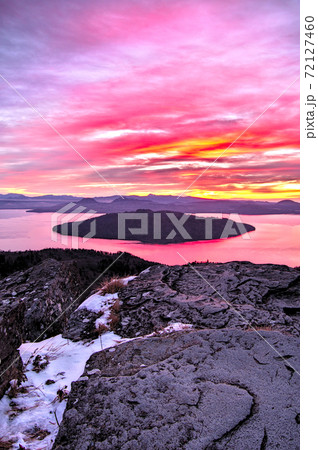 夜明けの美幌峠。北海道 72127460