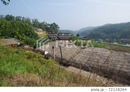 韓国 慶州 世界遺産 良洞民俗村 韓国 慶州 世界遺産 良洞民俗村 72128264