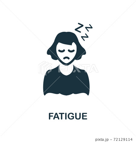 Fatigue icon. Simple illustration from coronavirus collection. Creative Fatigue icon for web design, templates, infographics and more 72129114