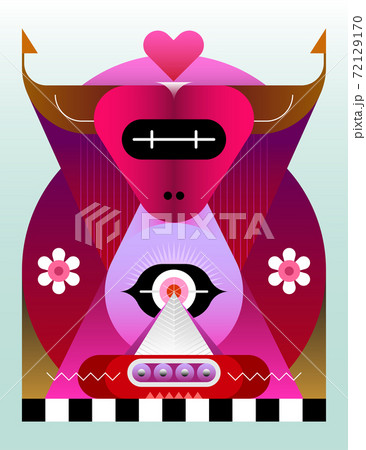 Taurus Zodiac Sign vector illustration Taurus Zodiac Sign vector illustration 72129170