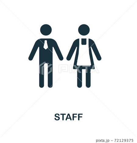 Staff icon. Simple element from business recruitment collection. Creative Staff icon for web design, templates, infographics and more Staff icon. Simple element from business recruitment collection. Creative Staff icon for web design, templates, infographics and more 72129375