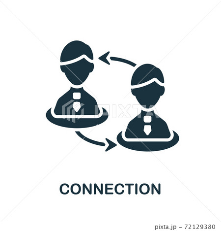 Connection icon. Simple element from business recruitment collection. Creative Connection icon for web design, templates, infographics and more 72129380